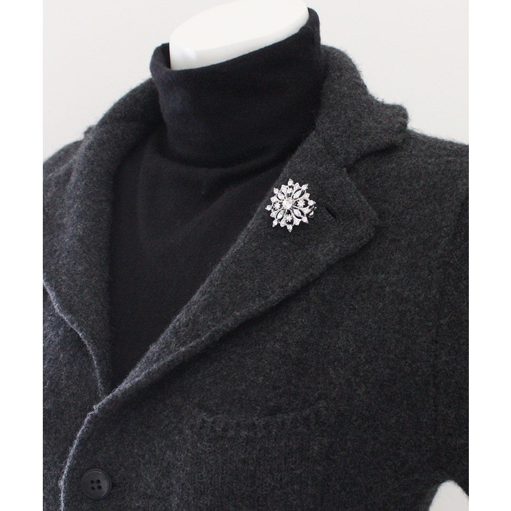 スノークリスタルビジューミニブローチ/ラインストーン BR-47 | VINGTAINE | 詳細画像4 