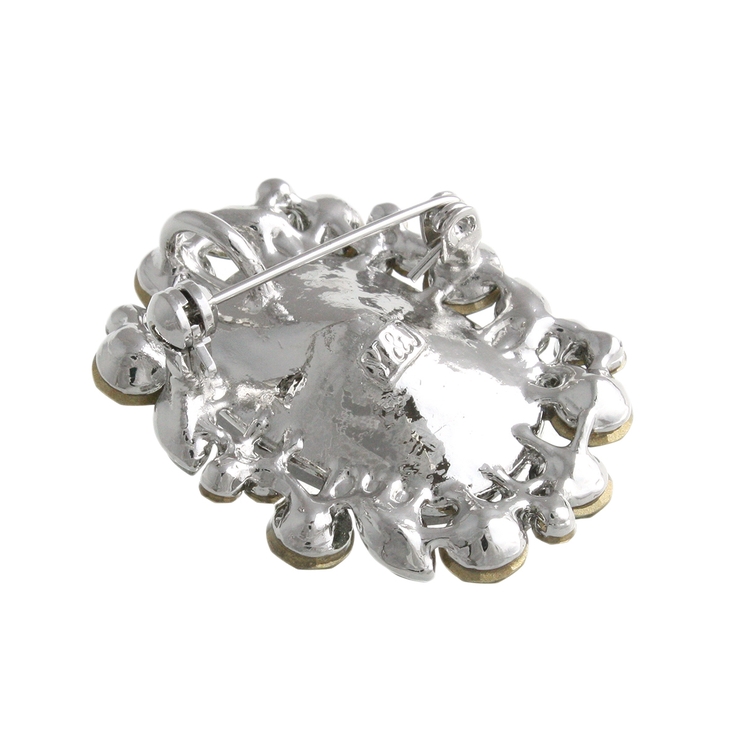 ブローチ クラシカル オーバル/カットクリスタル 母の日 ギフト BR-57 | VINGTAINE | 詳細画像2 