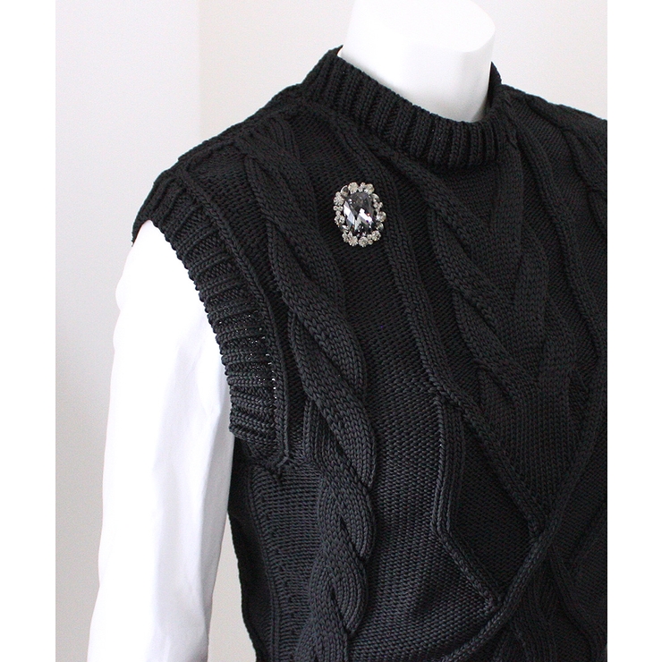 ブローチ クラシカル オーバル/カットクリスタル 母の日 ギフト BR-57 | VINGTAINE | 詳細画像3 