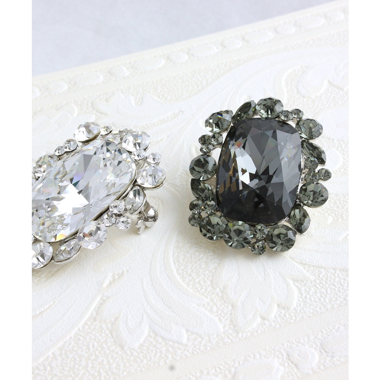 ブローチ クラシカル オーバル/カットクリスタル 母の日 ギフト BR-57 | VINGTAINE | 詳細画像7 