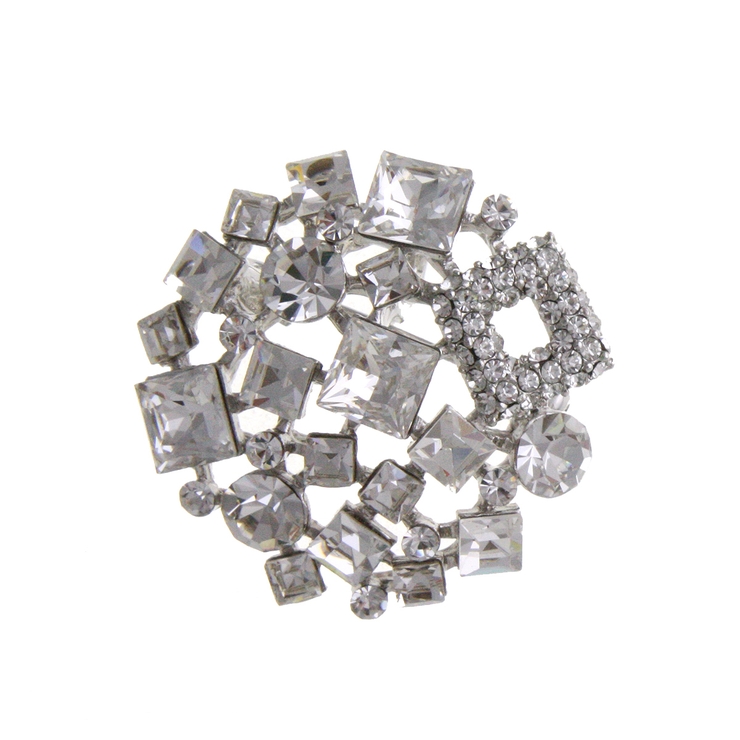 クリスタル | ブローチ モザイク ラウンド | VINGTAINE