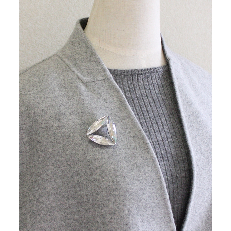 ブローチ クリスタル トライアングル | VINGTAINE | 詳細画像3 