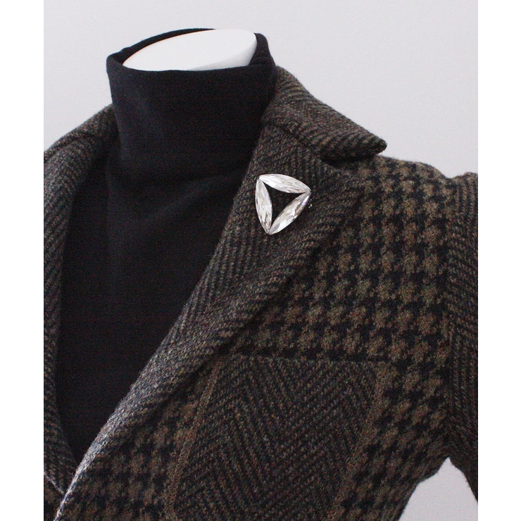 ブローチ クリスタル トライアングル | VINGTAINE | 詳細画像4 