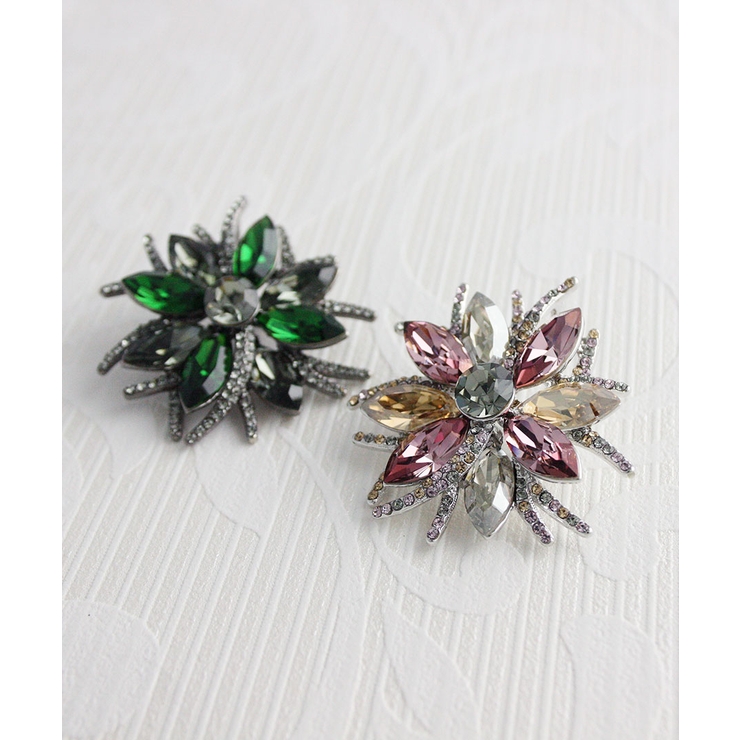 ブローチ クリスタル フラワー | VINGTAINE | 詳細画像4 