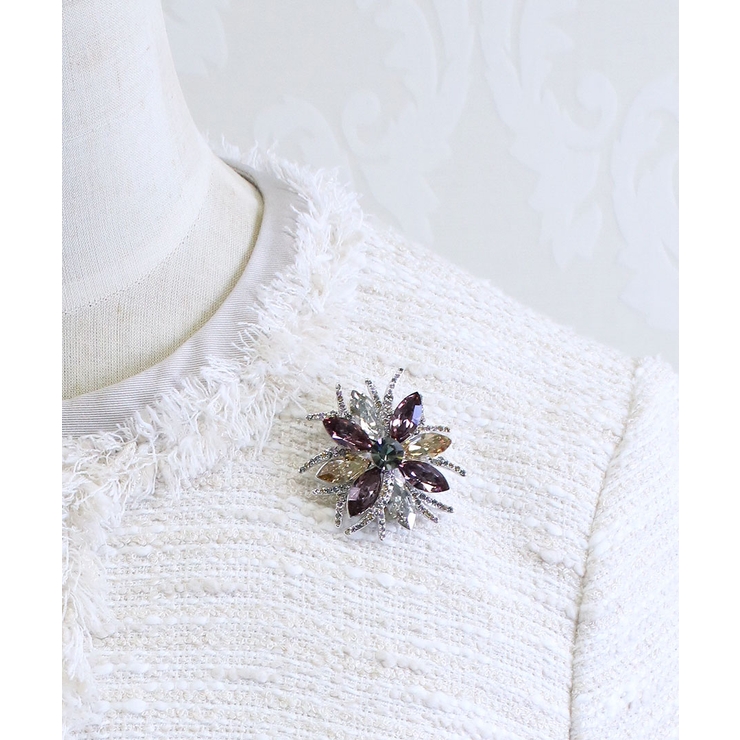 ブローチ クリスタル フラワー | VINGTAINE | 詳細画像7 