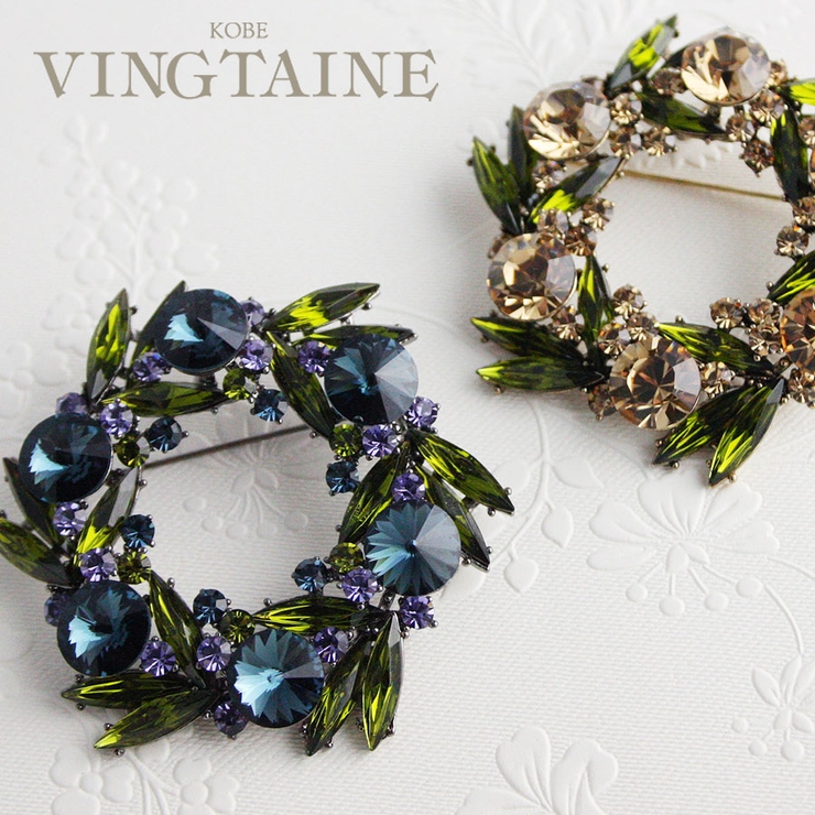 ブローチ リース カラー | VINGTAINE | 詳細画像1 