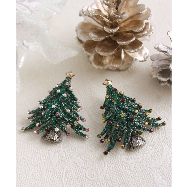 クリスマスツリーブローチ ミニサイズ カラフル | VINGTAINE | 詳細画像4 