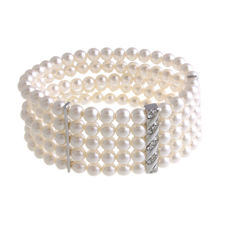 5連パールブレスレット(6mm)B14-10 | VINGTAINE | 詳細画像2 