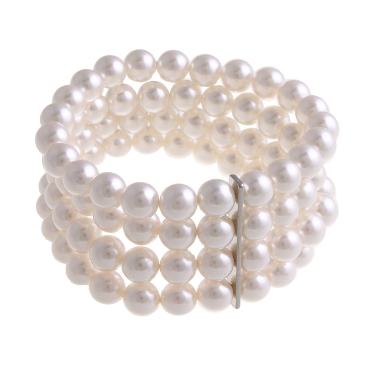 ４連パールブレスレット(8mm) B14-6 | VINGTAINE | 詳細画像2 