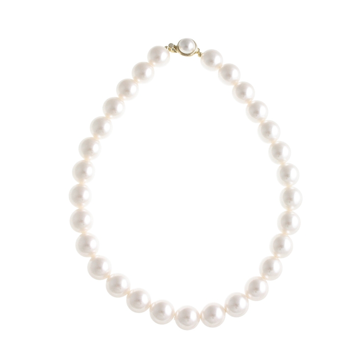 ゴールド | ショートパールネックレス（14mm） C14-17 | VINGTAINE