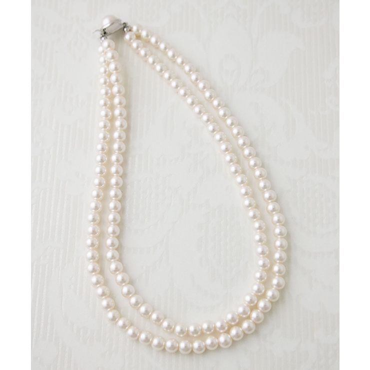 ワンカラー | 2連パールネックレス c14-28  | VINGTAINE