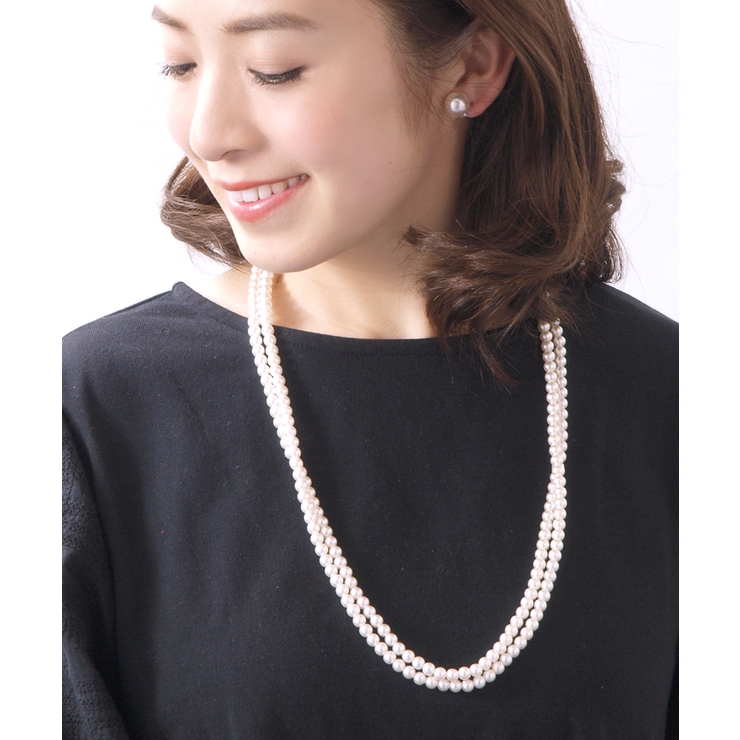 パールロングネックレス(6mm) C14 70[アクセサリー | VINGTAINE | 詳細画像4 
