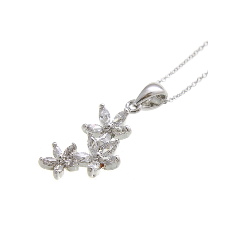 トリプルフラワーネックレス スライド式アジャスター スライドチェーン | VINGTAINE | 詳細画像5 