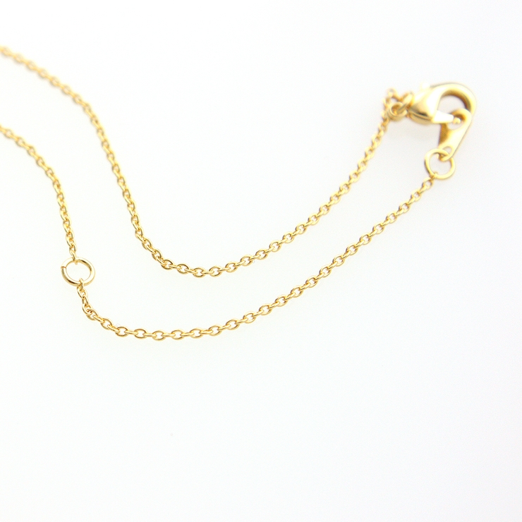 ミニパヴェボールネックレス アジャスターチェーン スライダーチェーン | VINGTAINE | 詳細画像4 