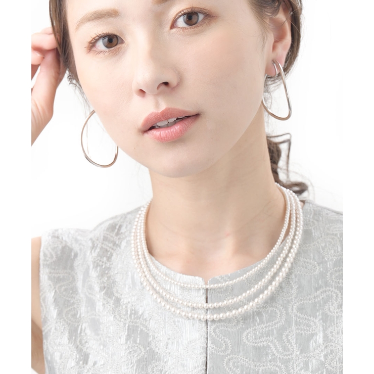 3連パールネックレス チョーカー 結婚式 | VINGTAINE | 詳細画像3 