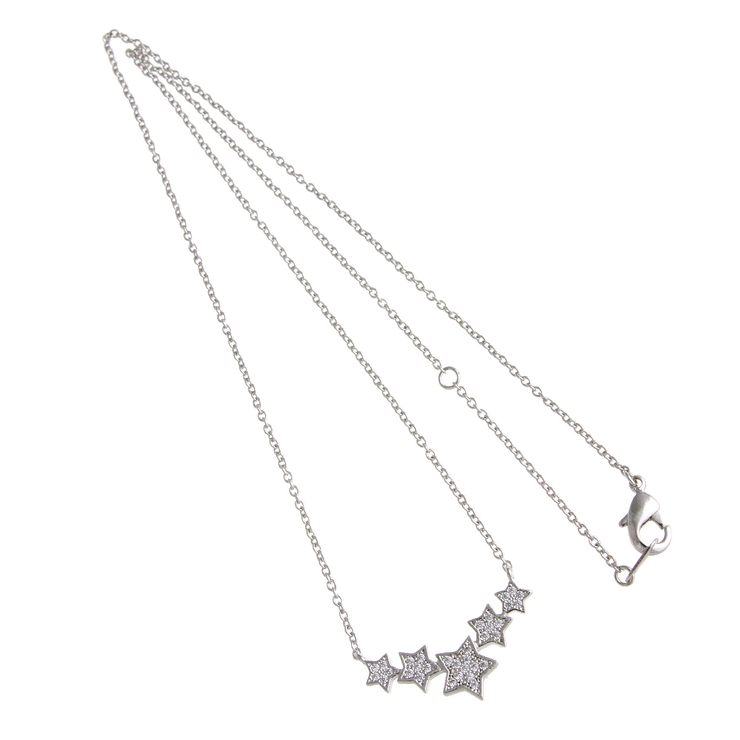 パヴェスターネックレス キュービックジルコニア ショートネックレス | VINGTAINE | 詳細画像5 