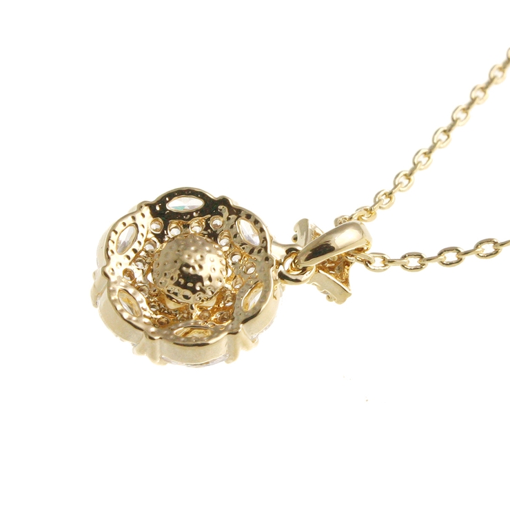 可憐なパールビジューネックレス/キュービックジルコニア C3131 | VINGTAINE | 詳細画像5 