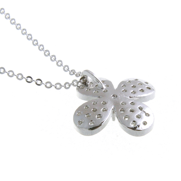 パヴェフラワーネックレス 花 キュービックジルコニア | VINGTAINE | 詳細画像5 