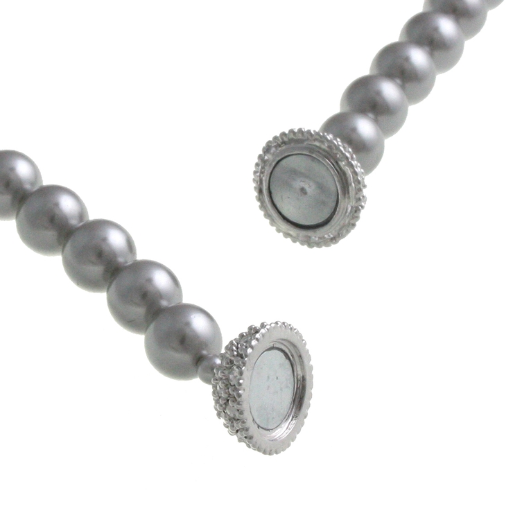 パール×パヴェボールネックレス(8mm) エレガント シンプル | VINGTAINE | 詳細画像3 