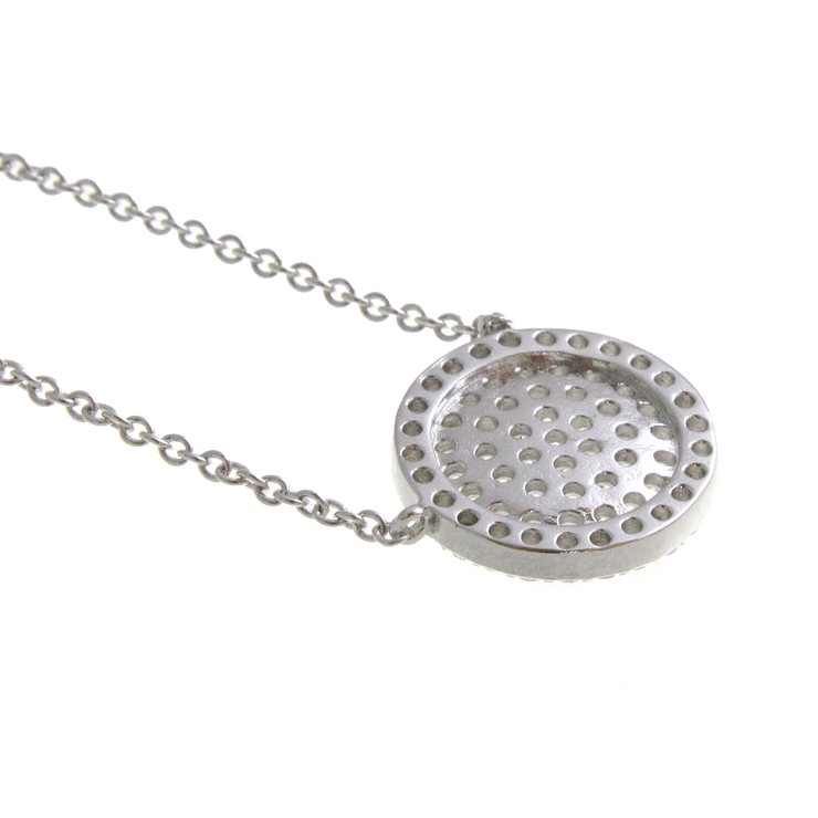 パヴェサークルネックレス キュービックジルコニア スライド式アジャスター | VINGTAINE | 詳細画像5 