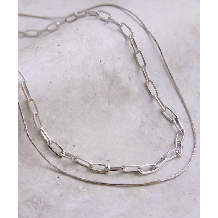 2連チェーンミドルネックレス レディース ネックレス | VINGTAINE | 詳細画像4 