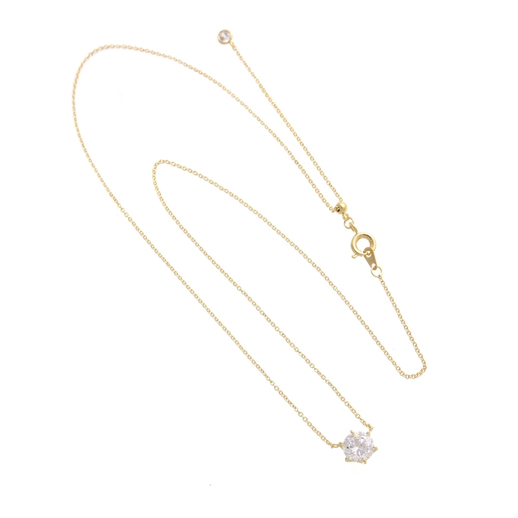 ネックレス 一粒 キュービックジルコニア | VINGTAINE | 詳細画像3 