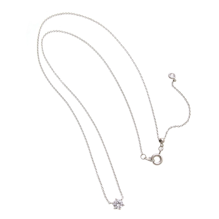 ネックレス 一粒 キュービックジルコニア | VINGTAINE | 詳細画像4 