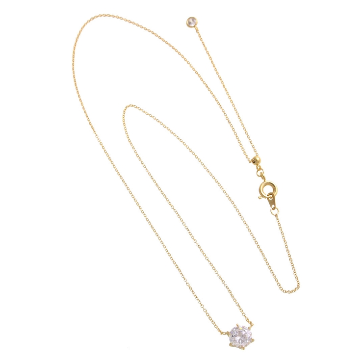ネックレス 一粒 キュービックジルコニア | VINGTAINE | 詳細画像3 