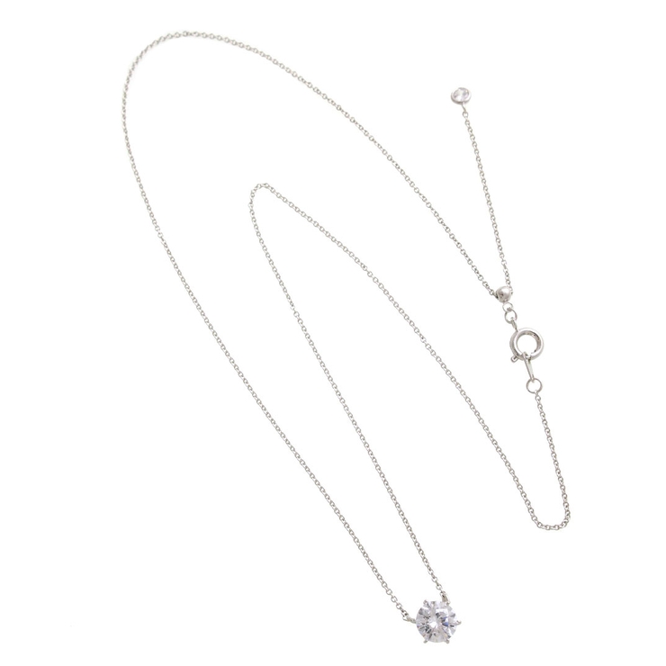 ネックレス 一粒 キュービックジルコニア | VINGTAINE | 詳細画像4 