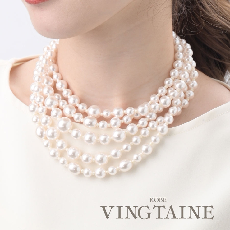 ネックレス パール 5連 | VINGTAINE | 詳細画像1 