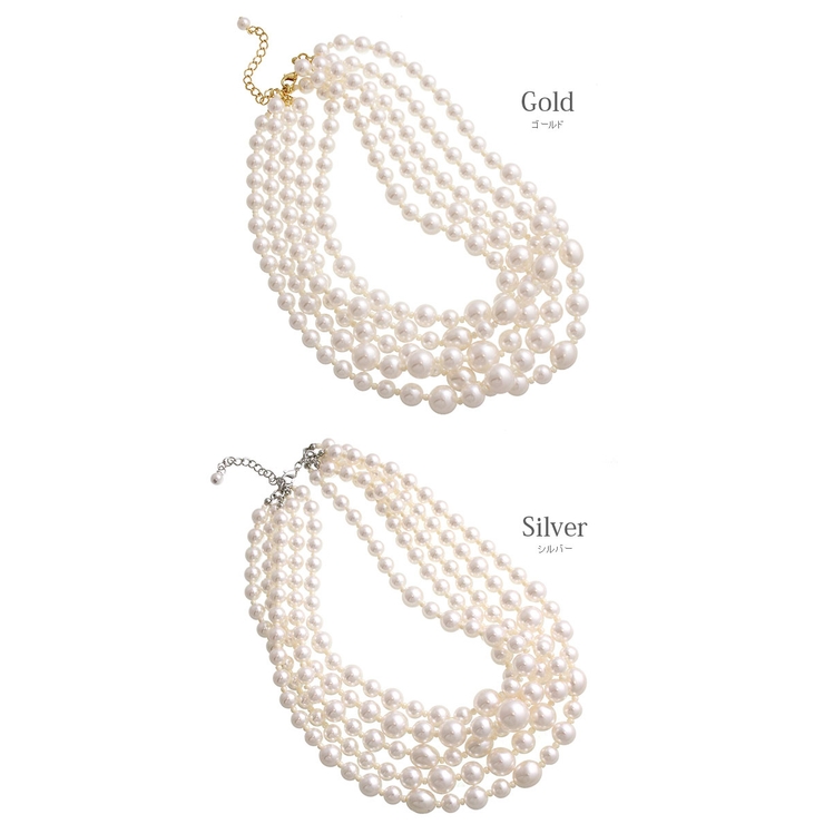 ネックレス パール 5連 | VINGTAINE | 詳細画像2 