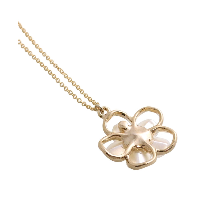 ネックレス フラワー シェル風 | VINGTAINE | 詳細画像4 