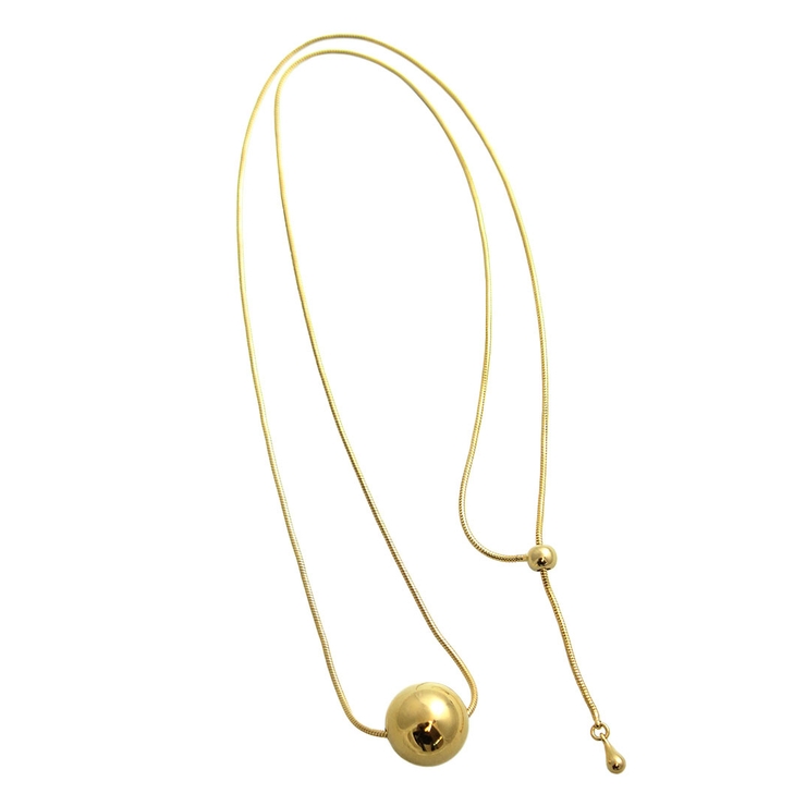 ゴールド | ネックレス メタル ボール | VINGTAINE