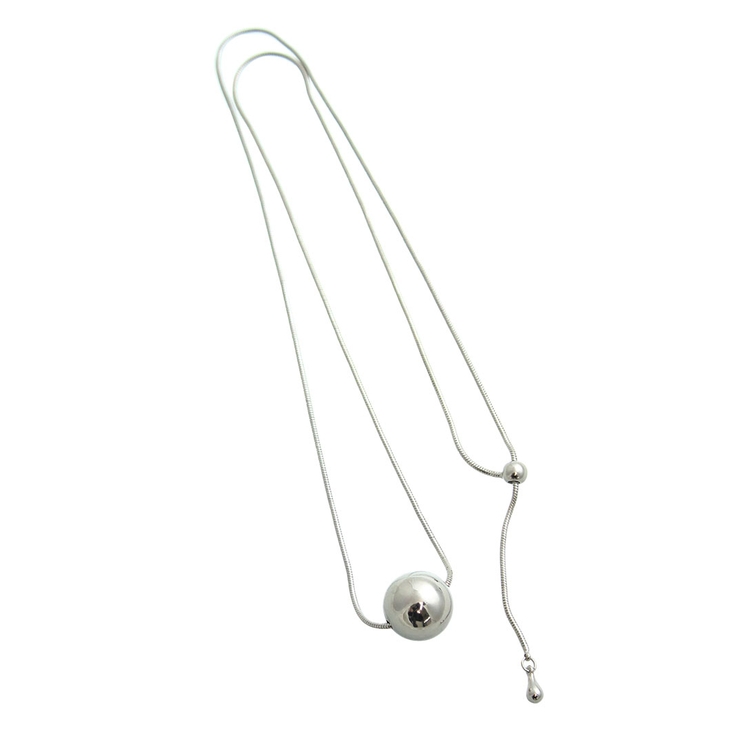 シルバー | ネックレス メタル ボール | VINGTAINE