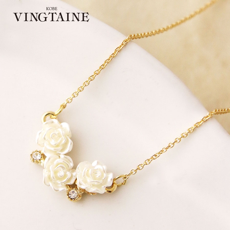 ネックレス 薔薇 ローズ | VINGTAINE | 詳細画像1 
