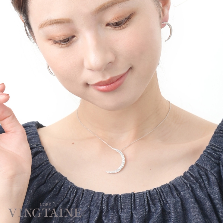 ネックレス 月 ムーン[品番：VTNA0004994]｜VINGTAINE