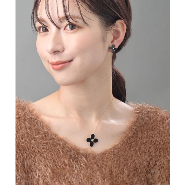 フラワーモチーフ ネックレス メタルアクセ | VINGTAINE | 詳細画像3 