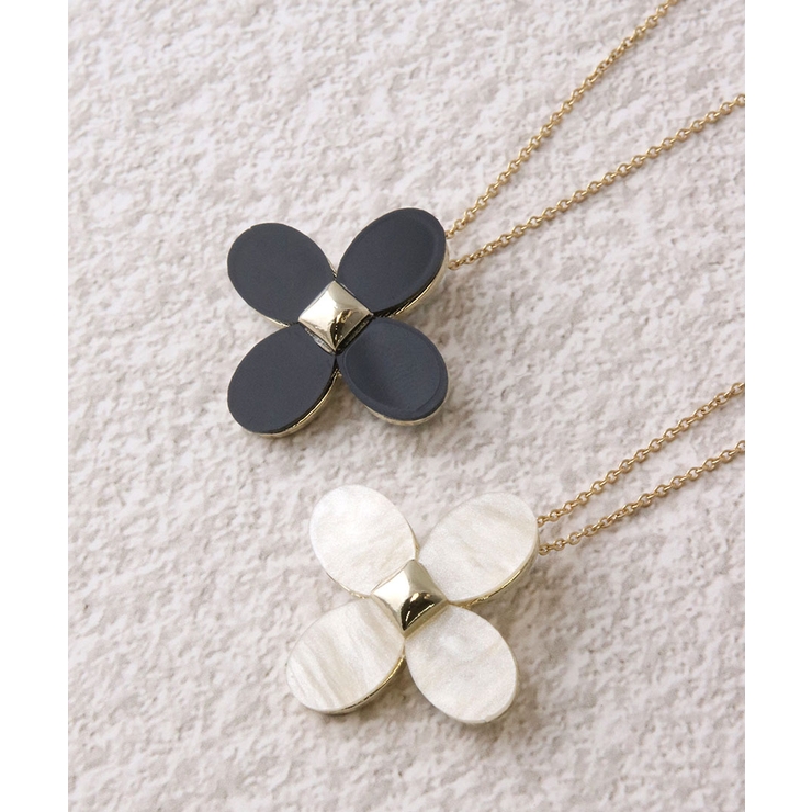 フラワーモチーフ ネックレス メタルアクセ | VINGTAINE | 詳細画像6 