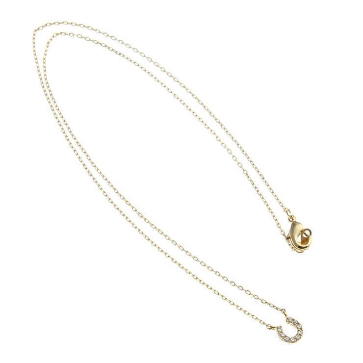 キュービックジルコニアホースシューネックレス キュービックジルコニア 馬蹄 | VINGTAINE | 詳細画像7 