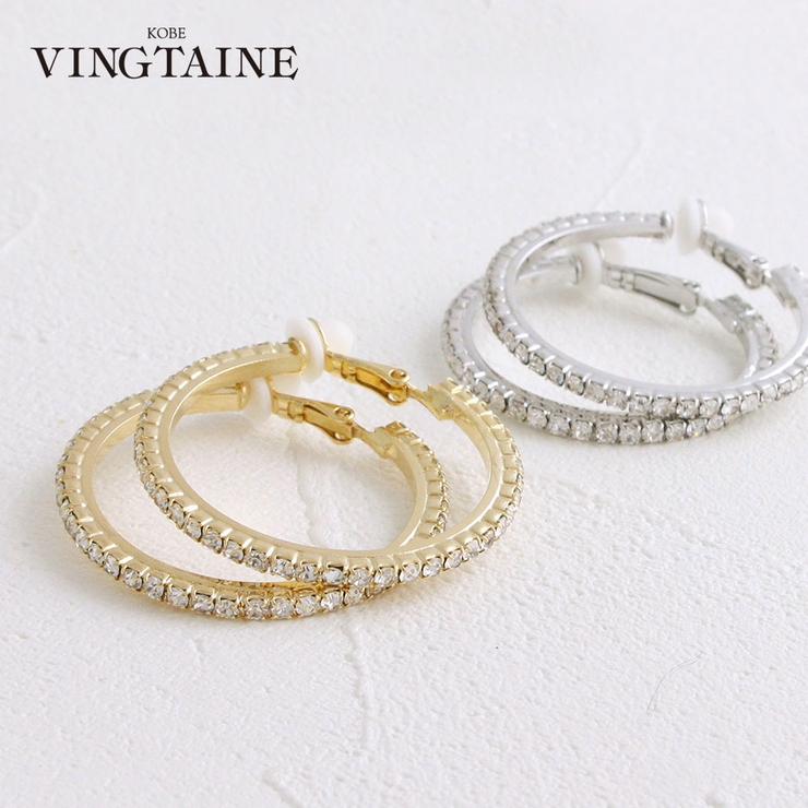 フープイヤリング（2） 33mm E2-21 | VINGTAINE | 詳細画像1 