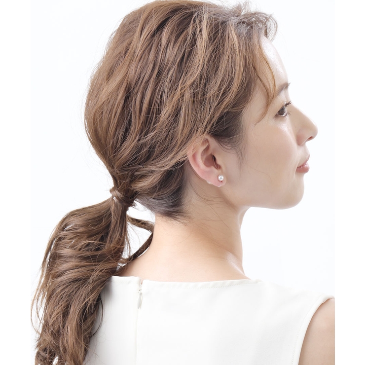 ダブルパールノンホールピアス(S) ピアスみたいなイヤリング パール | VINGTAINE | 詳細画像5 