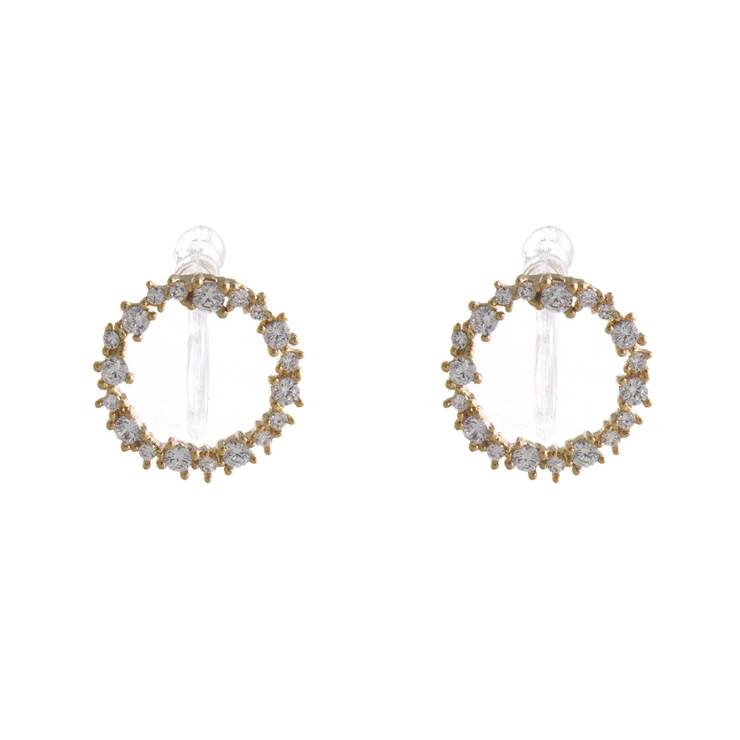 ノンホールピアス サークル 樹脂製イヤリング | VINGTAINE | 詳細画像2 