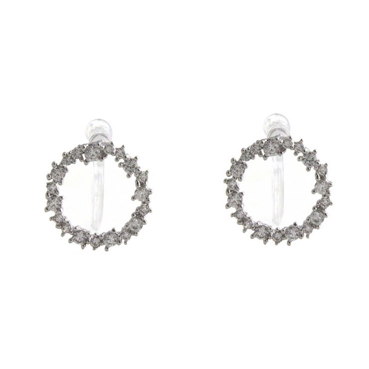 ノンホールピアス サークル 樹脂製イヤリング | VINGTAINE | 詳細画像3 