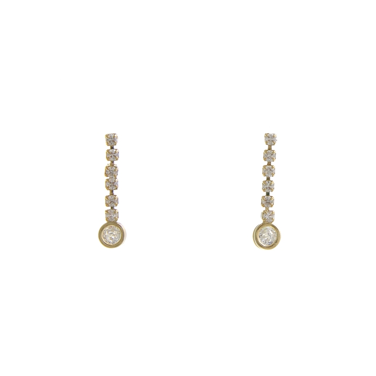 ミニラウンドストーンシンプルノンホールピアス 樹脂イヤリング 金属アレルギー | VINGTAINE | 詳細画像2 