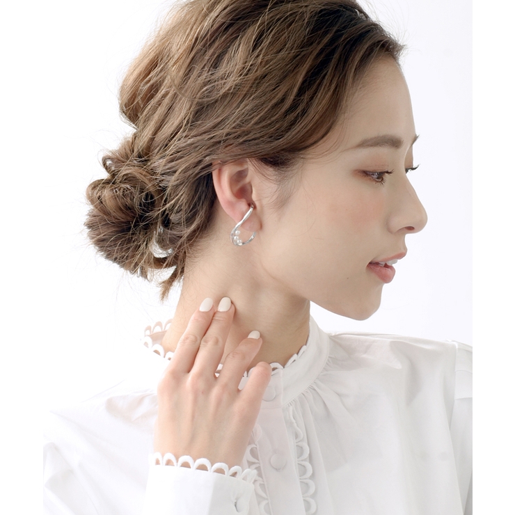 ニュアンスウェーブイヤーカフ パール アシンメトリー | VINGTAINE | 詳細画像5 