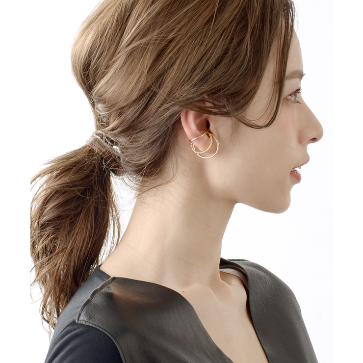 3連リングイヤーカフ 片耳 イヤカフ | VINGTAINE | 詳細画像5 