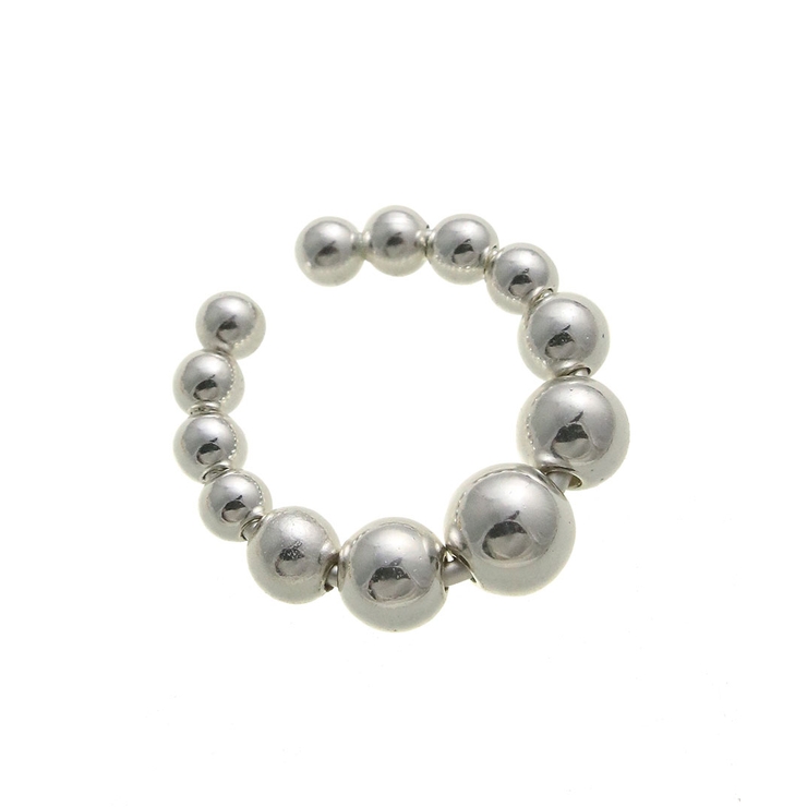 【片耳販売】メタルボールイヤーカフ 重ね付け イヤリング | VINGTAINE | 詳細画像4 