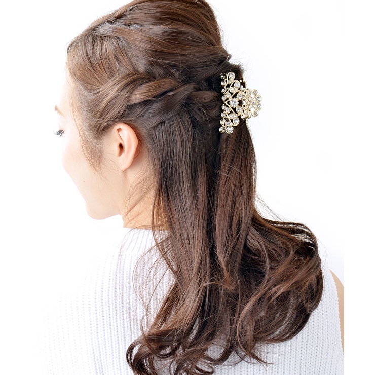 バンスクリップ エレガント ラインストーン | VINGTAINE | 詳細画像7 