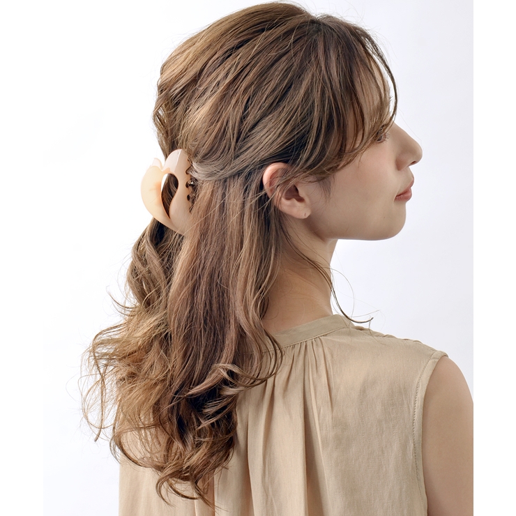 カラーハート型バンスクリップ/ヘアクリップ/ヘアアクセサリー Ｈ-166 | VINGTAINE | 詳細画像7 