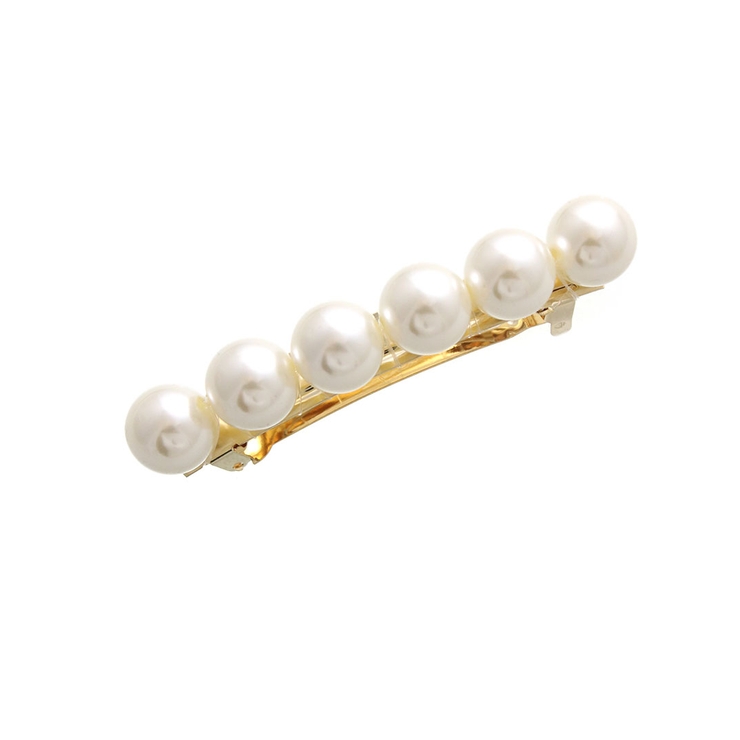 パールバレッタ(L)/シンプル/オフィス/ヘアアクセサリー H-216 | VINGTAINE | 詳細画像2 